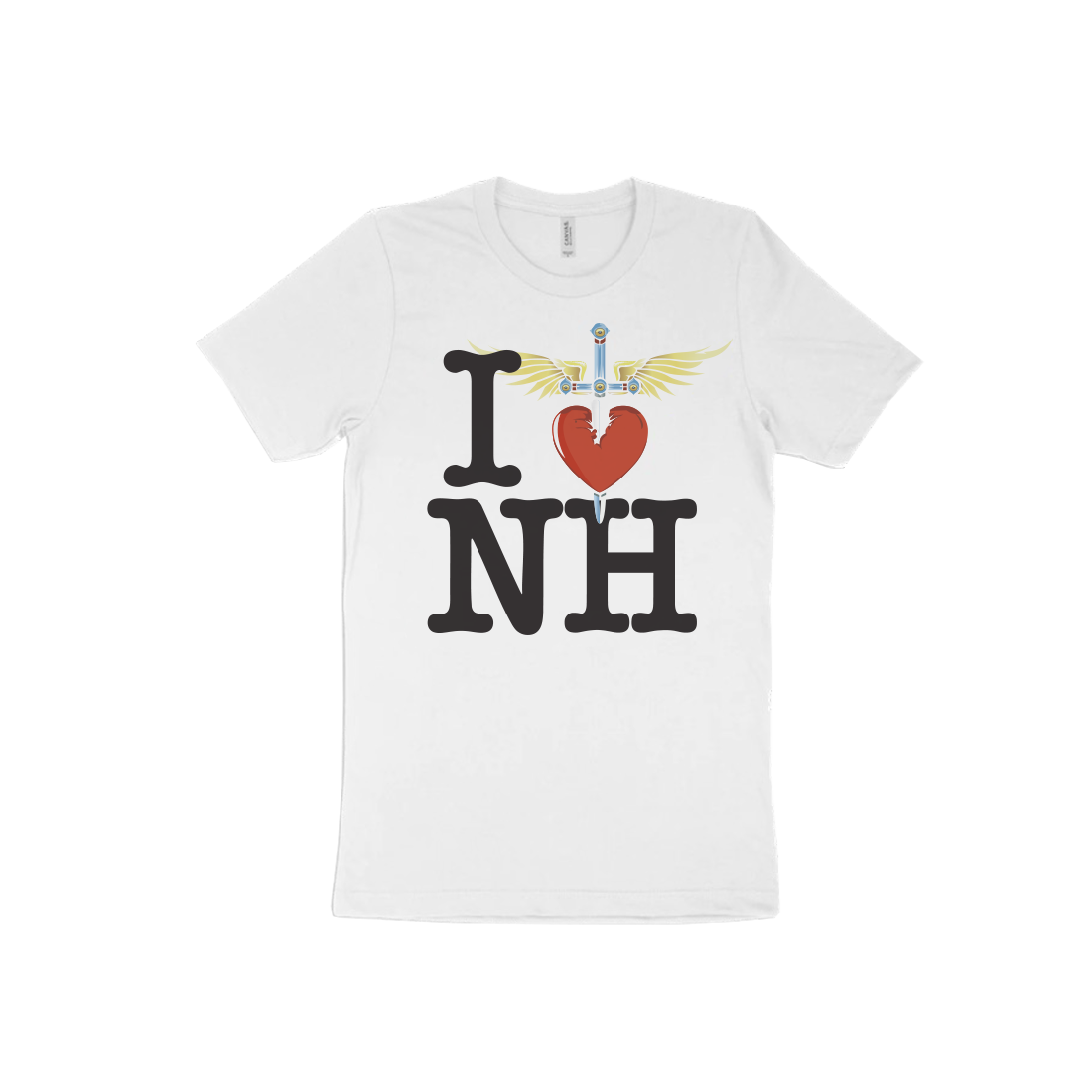 I Heart White T-Shirt - NH