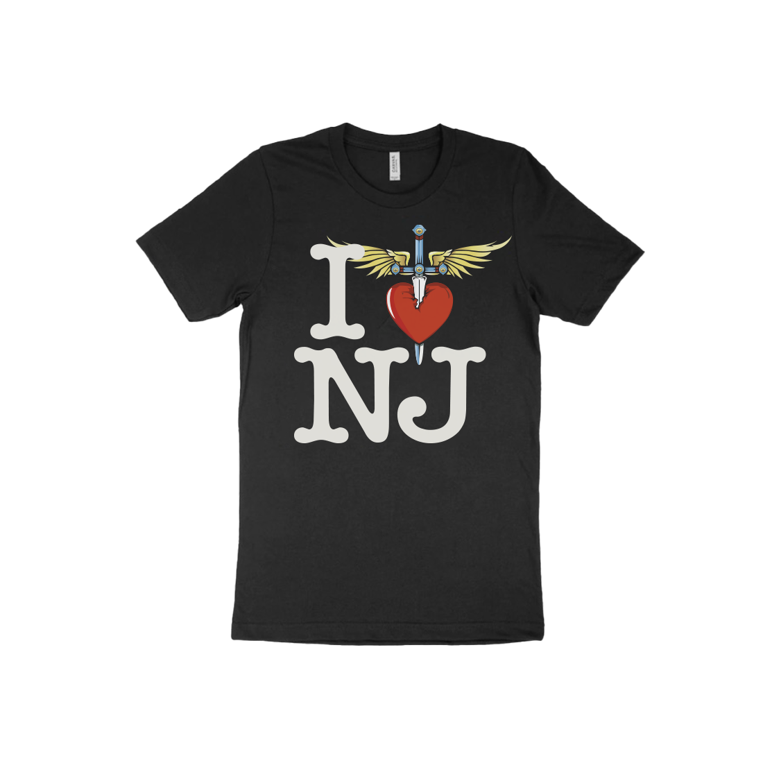 I Heart Black T-Shirt - NJ