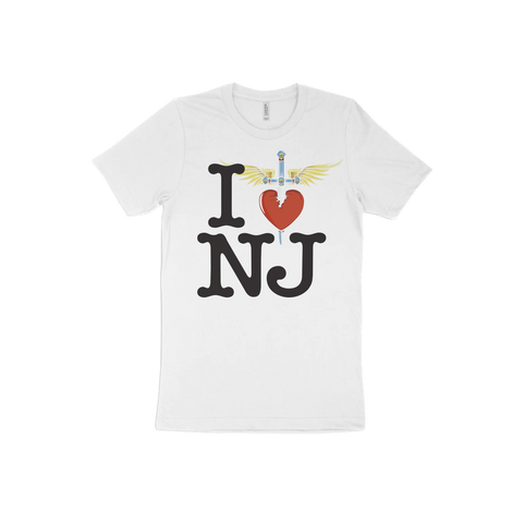 I Heart White T-Shirt - NJ