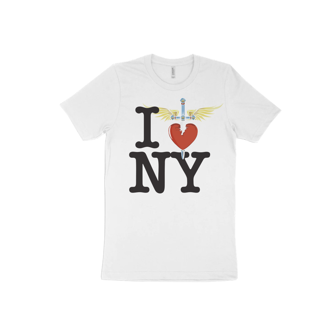 I Heart White T-Shirt - NY