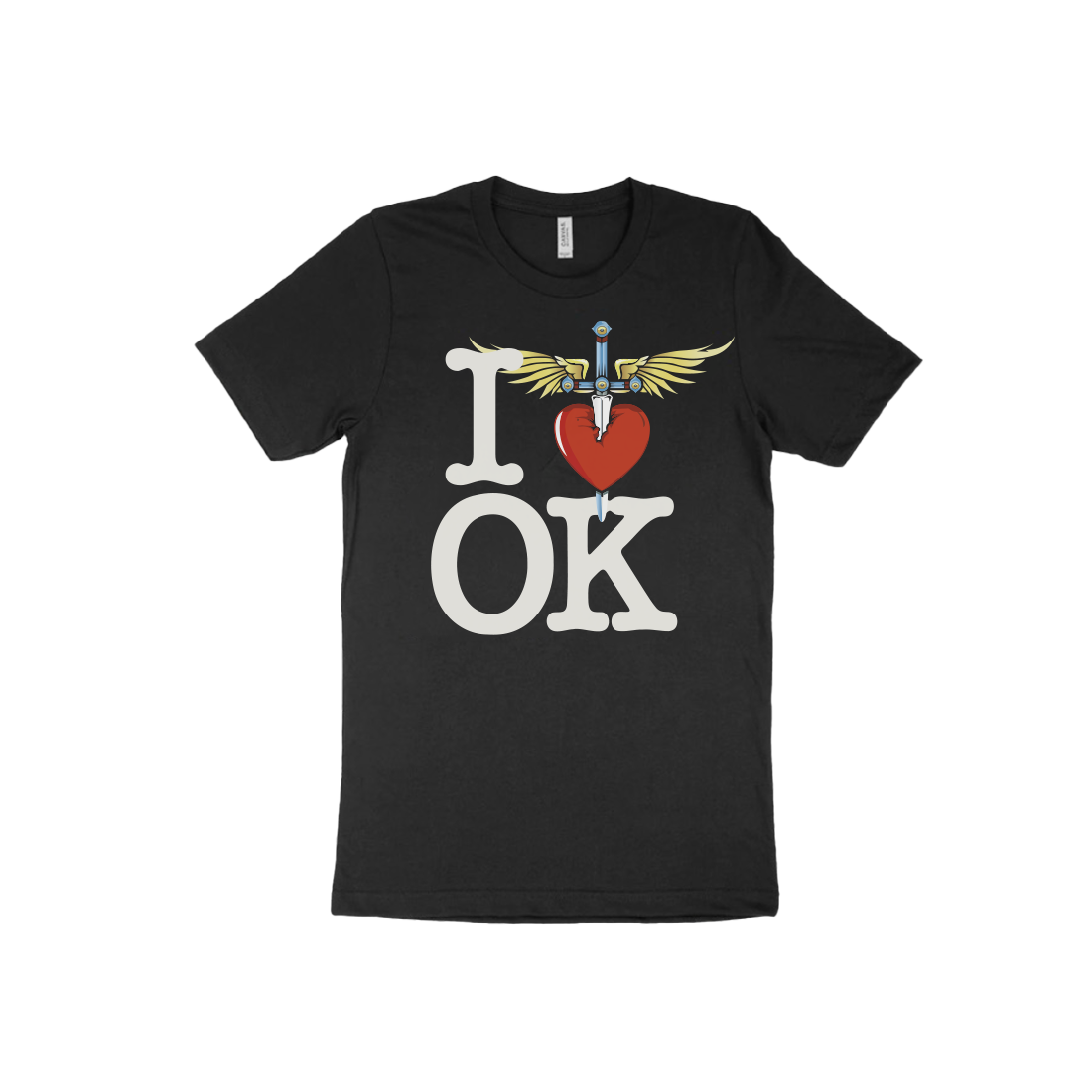 I Heart Black T-Shirt - OK