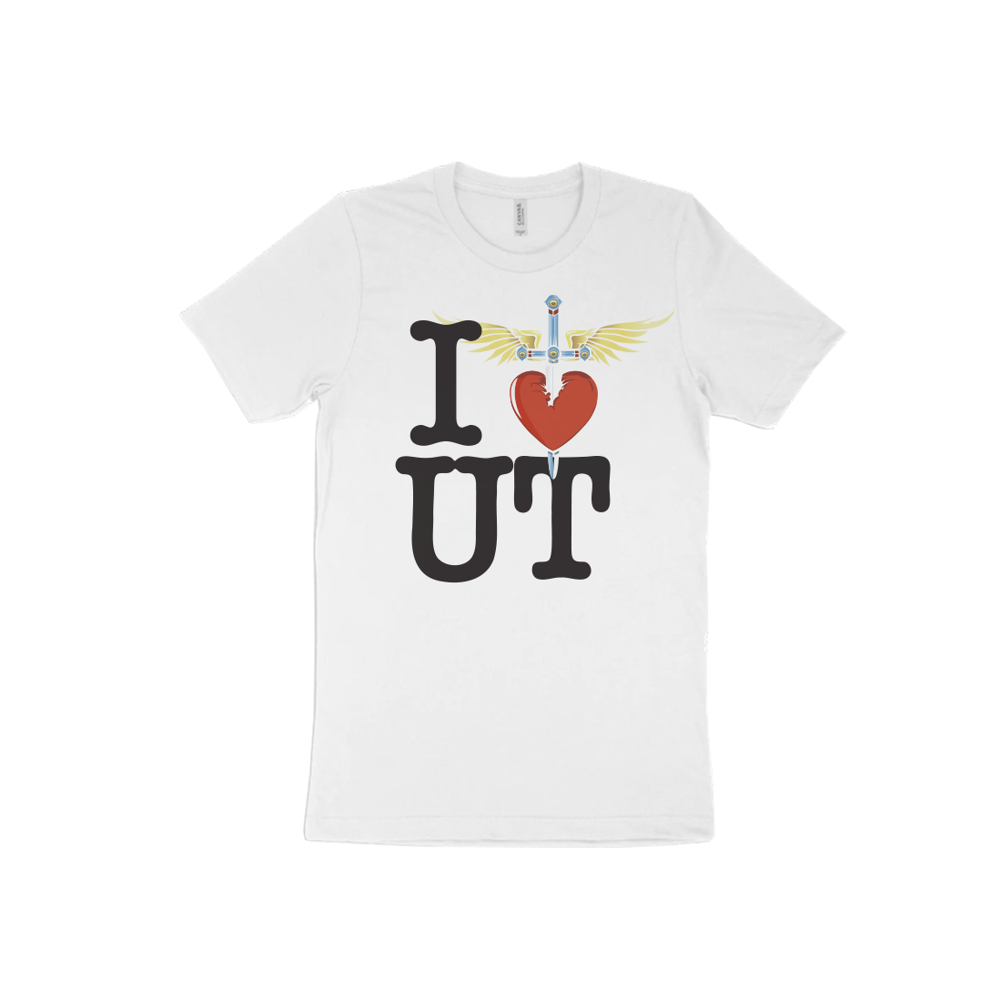 I Heart White T-Shirt - West - Bon Jovi Official Store