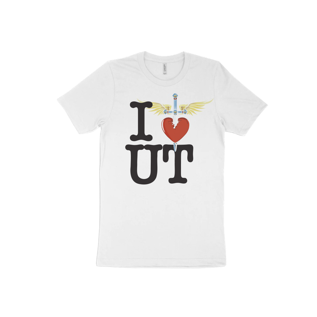 I Heart White T-Shirt - UT