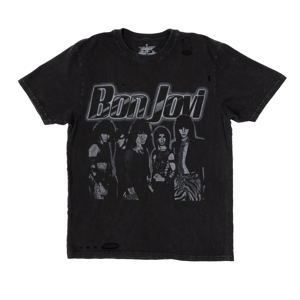 ボンジョヴィ 公式ライブTシャツ　ヴィンテージ! ヴィンテージ 80年代 ボンジョヴィ Tシャツ 新古品 - Etsy 日本