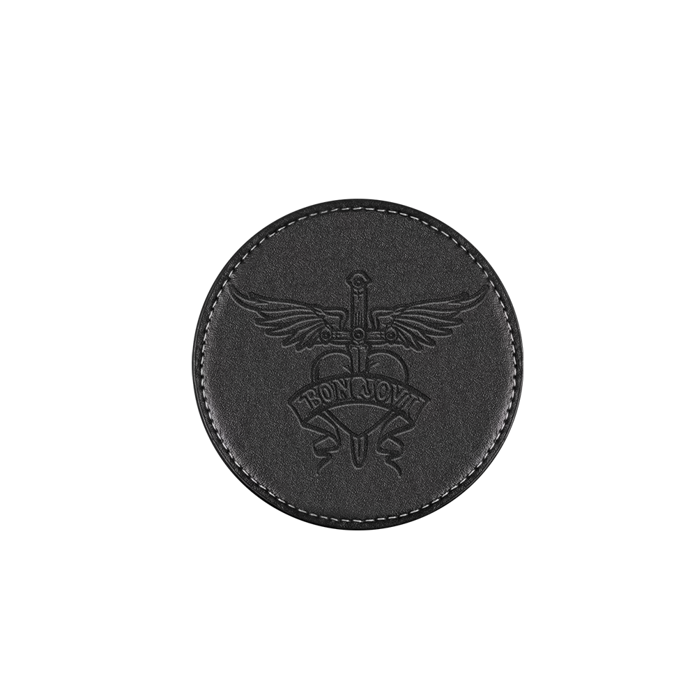 Embossed Heart & Dagger Coasters