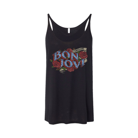 Bon Jovi Forever Roses Women's Slouch Tank
