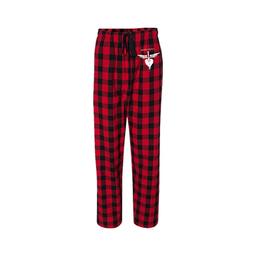 Pink Plaid Pants With Detachable Chain