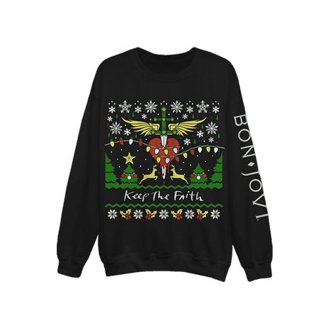Bon jovi sales ugly christmas sweater